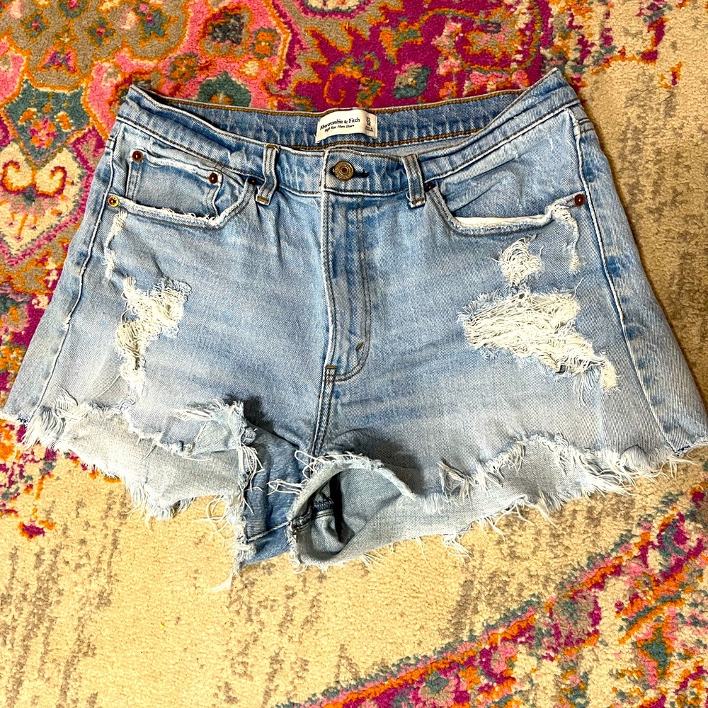 Abercrombie & fitch high rise mom shorts